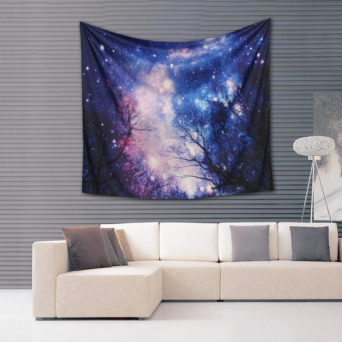 

Galaxy Forest Mandala Tapestry Wall Hanging Throw Dorm Bedspread Yoga Mat Decor