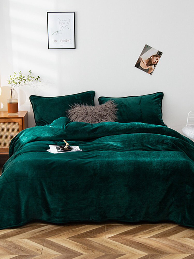 

Plain Color Flannel Small Woolen Blanket Sofa Blanket Double Napping Blanket Air Conditioning Blanket, Green;navy;pink;black;blue;gray;coffee;beige;dark green;pink 2;purple;pink 1;purple1;red;blue1;camel;light pink;wine red