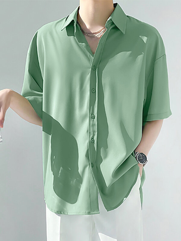 

Mens Wrinkle Free Button Down Shirt, Black;white;green;blue;coffee