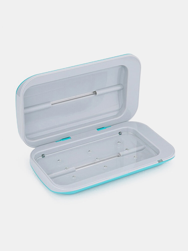 Double UV Sterilizer Box Mini Portable Cleaning Box Personal Care Ultraviolet Disinfector Cabinet