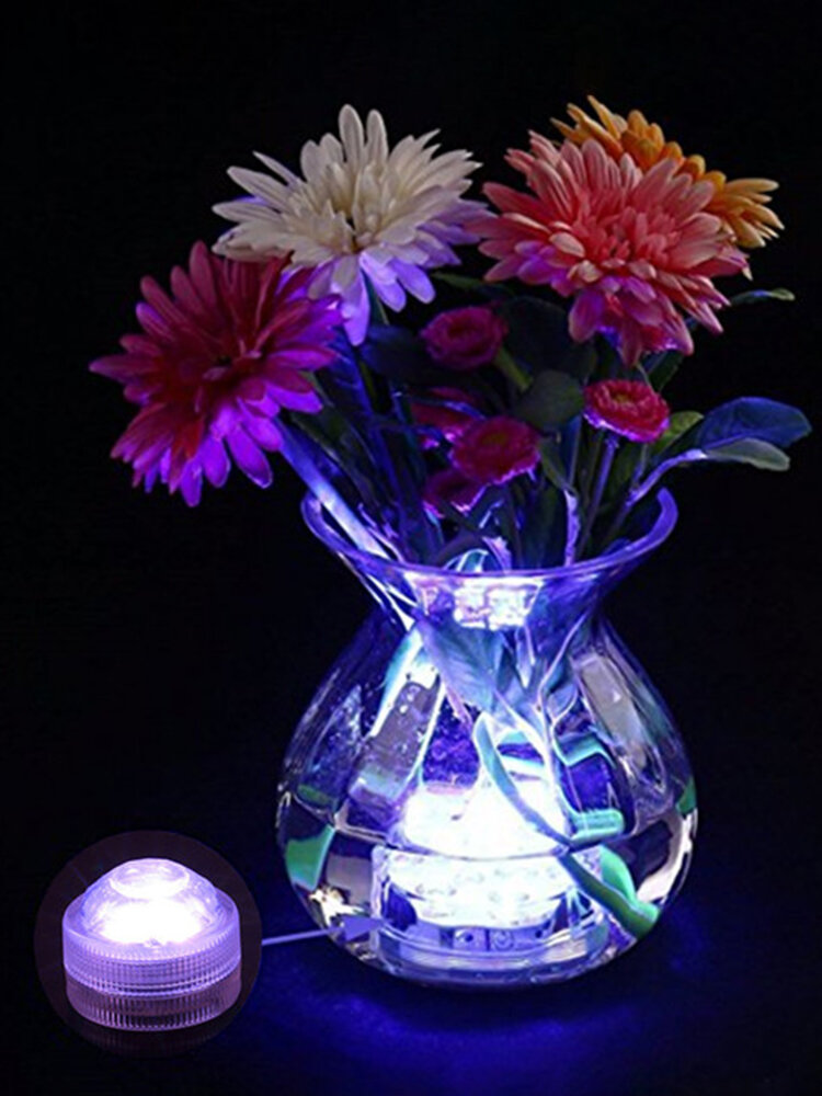 Luces led sumergibles del té con mini teledirigido que cambia las velas mini batería subacuática