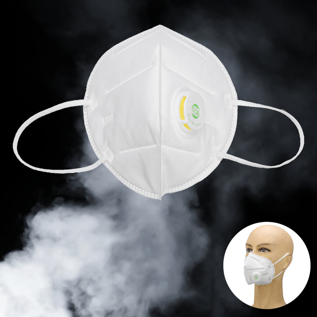 Anti-dust Pm2.5 Breathing Valve Mask Industrial Anti-particle Anti-virus Protection Masks