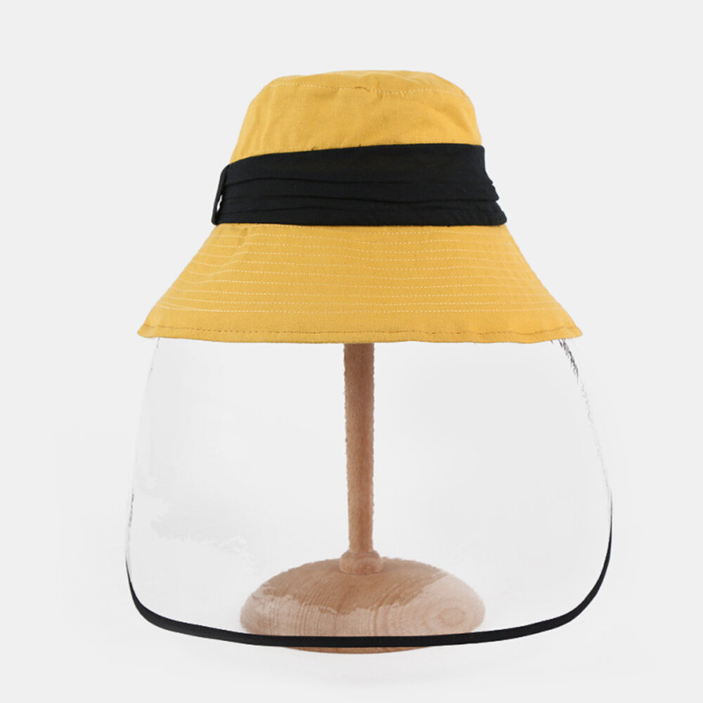 

Anti-fog Brim Hat Sun Visor Fisherman Hat Cover Face, Yellow;black;pink