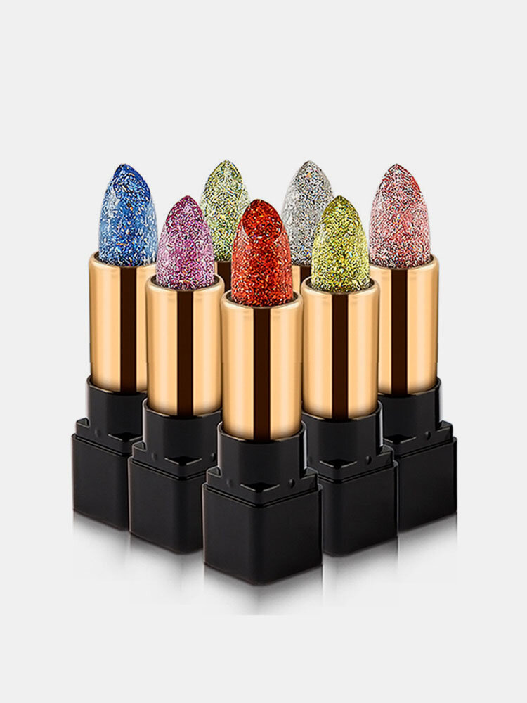 NICEFACE Diamond Lipstick Lips Makeup Color Changing Effect Waterproof Long-Lasting Moisture