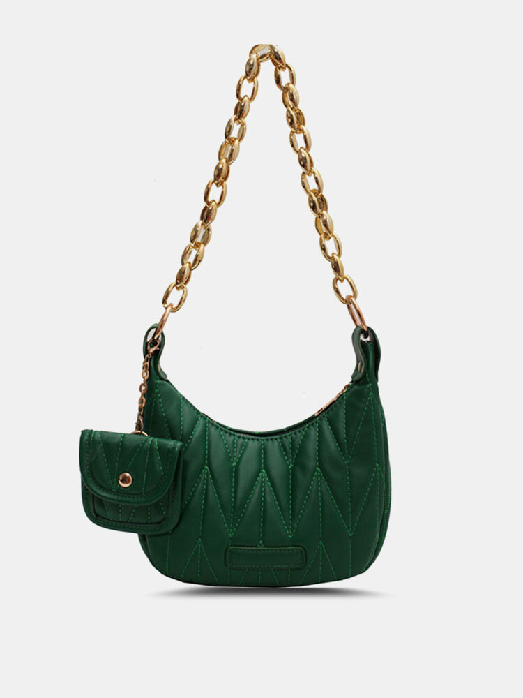 

Women Faux Leather Fashion Multi-Carry Crossbody Bag Handbag, Green;black;beige