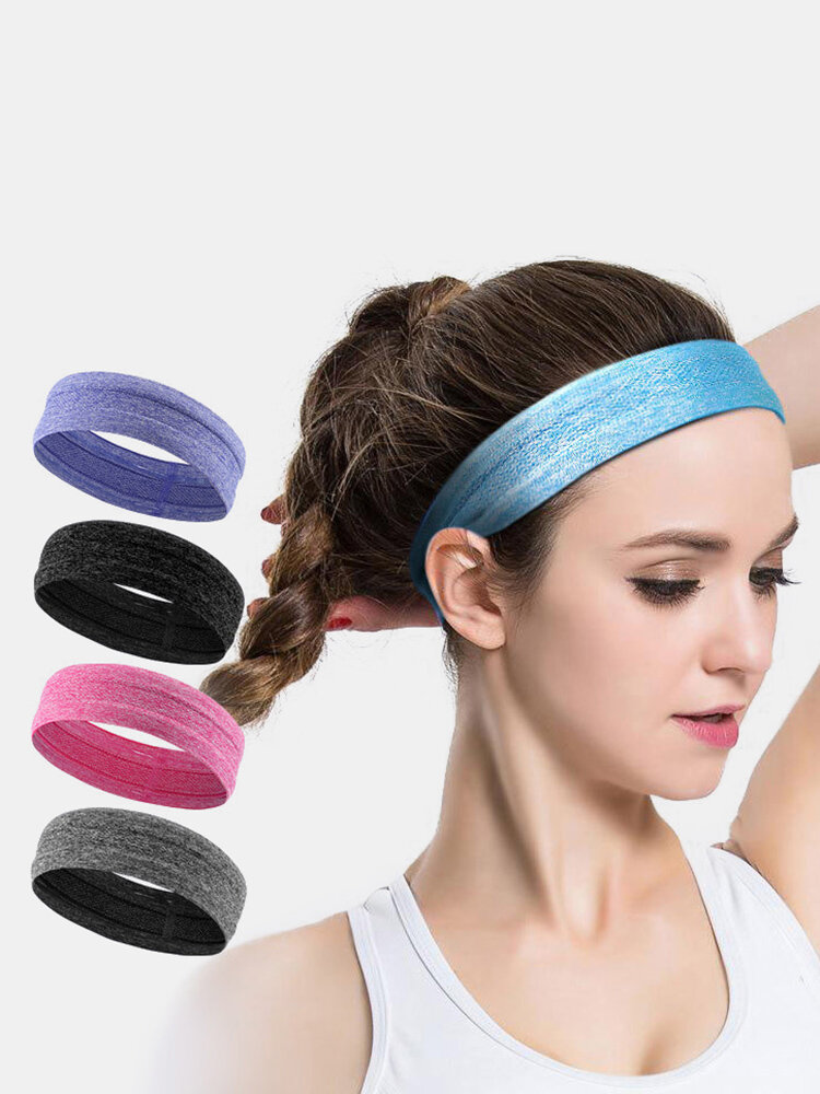 Professional Quick Dry Sweatband Sports Anti-slip Headband Unisex Fitness Breathable Sports Headband