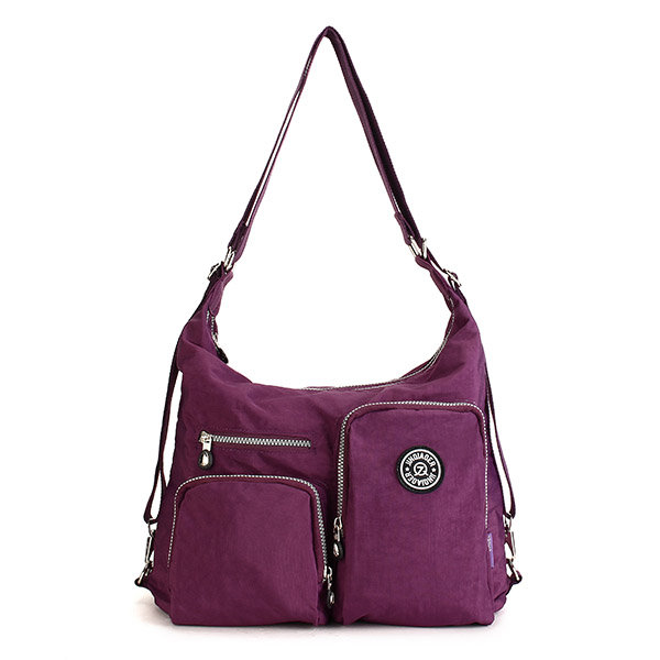 Women Nylon Waterproof Multifunctional Handbags Crossbody Bag Backpack Large Capacity Shoulder Bags
