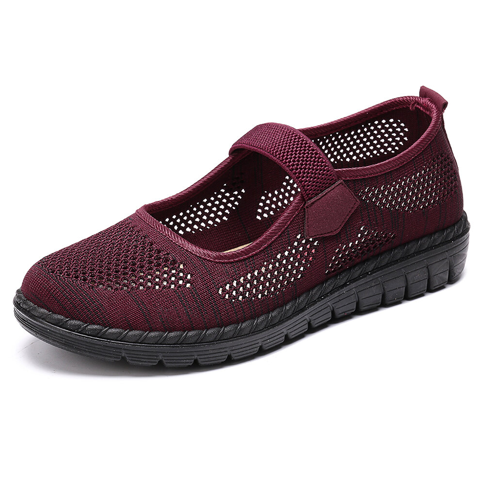 Mesh Breathbale Soft Sole Comfortable Casual Flat Shoes