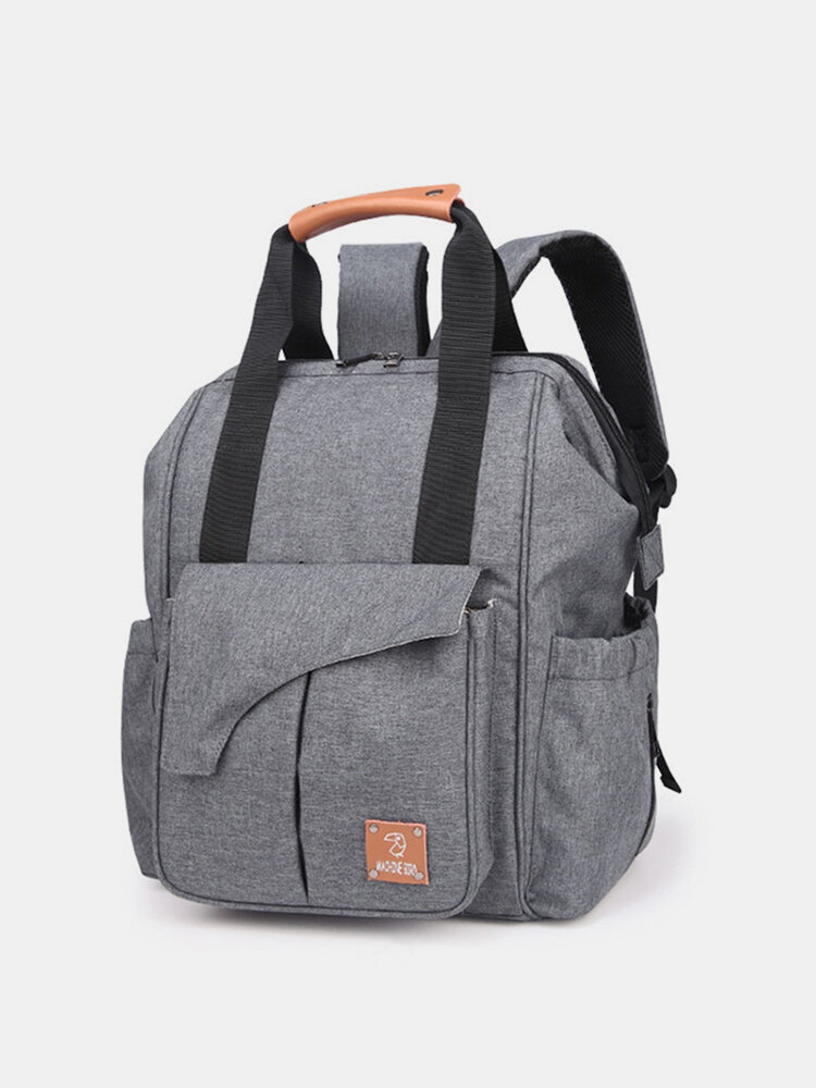 Women Oxford Large Capacity Diaper Bag Travel Backpack Shoulder Bag