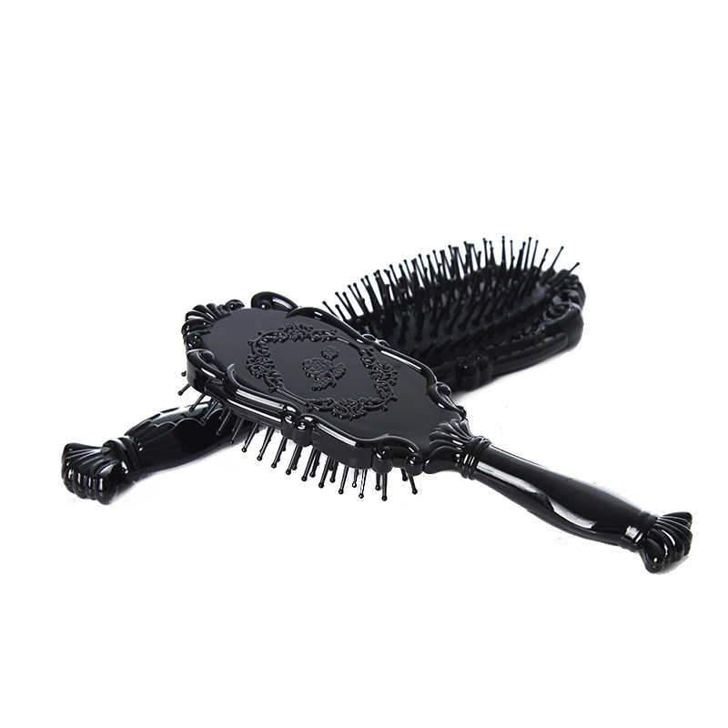 Portable Massage Hair Comb Antique Rose Anti-Static Comb Hair Salon Styling Tool Hair Care