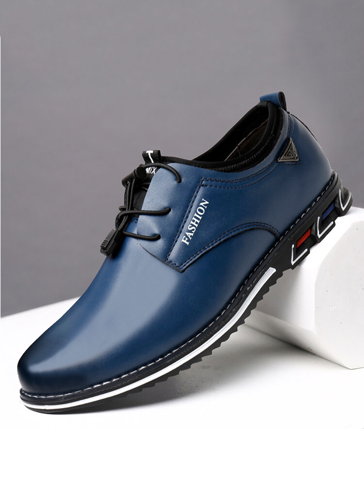 Mens Lace-Up Shoes Driving Leather Sneakers Casual Shoes Formal Business Shoes Pandaie-Mens Shoes