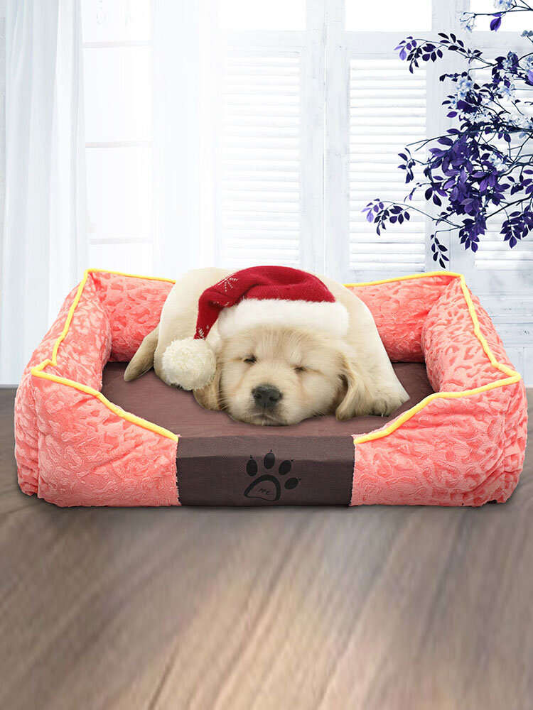 Detachable Washable Pet Dog Cat Bed Cushion House Soft Warm Kennel Mat Blanket