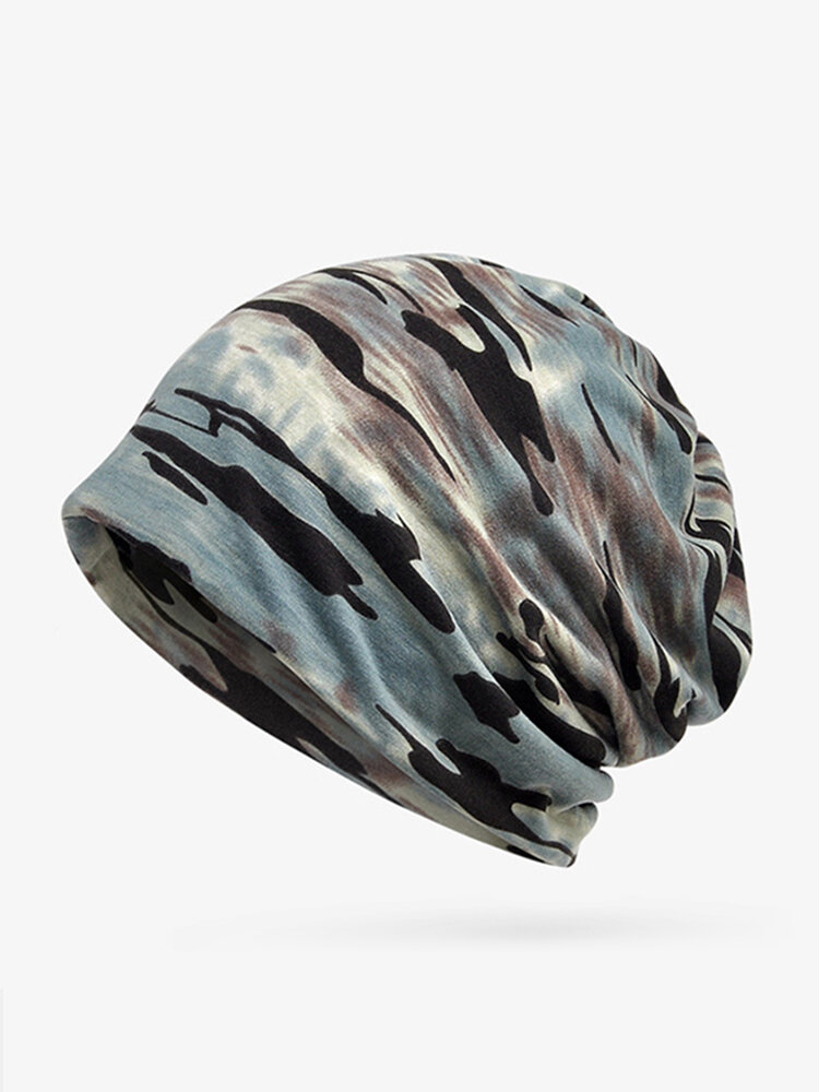 Mens Women Camouflage Baggy Hats Multi-function Collar Scarf Men Hip Hop Beanie Hat от Newchic WW