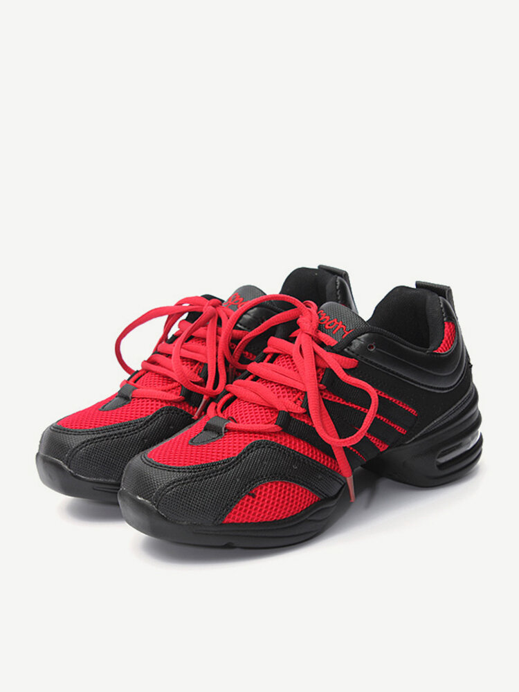 red jazz shoes