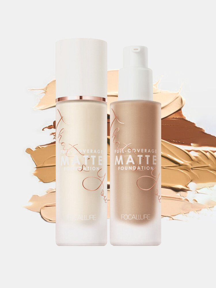 20 Colors Full Coverage Matte Liquid Foundation Natural Long Lasting Waterproof Oil Control Concealer Foundation