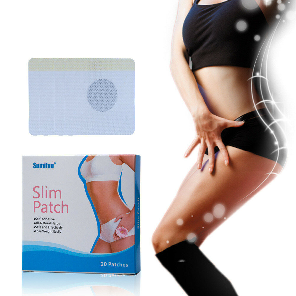 

Sumifun Slim Patch Lose Weight Loss Fat Burning Navel Sticker Slimming Pads Abdomen Wonder