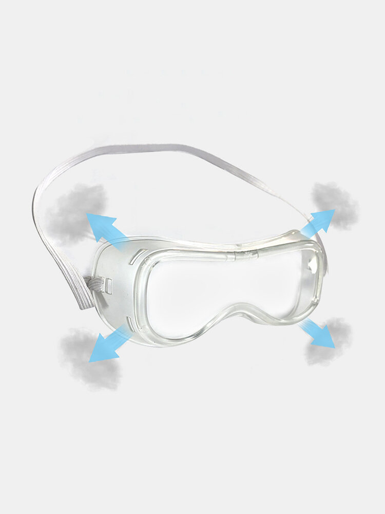 Unisex Anti-fog Anti-splash Transparent Goggles