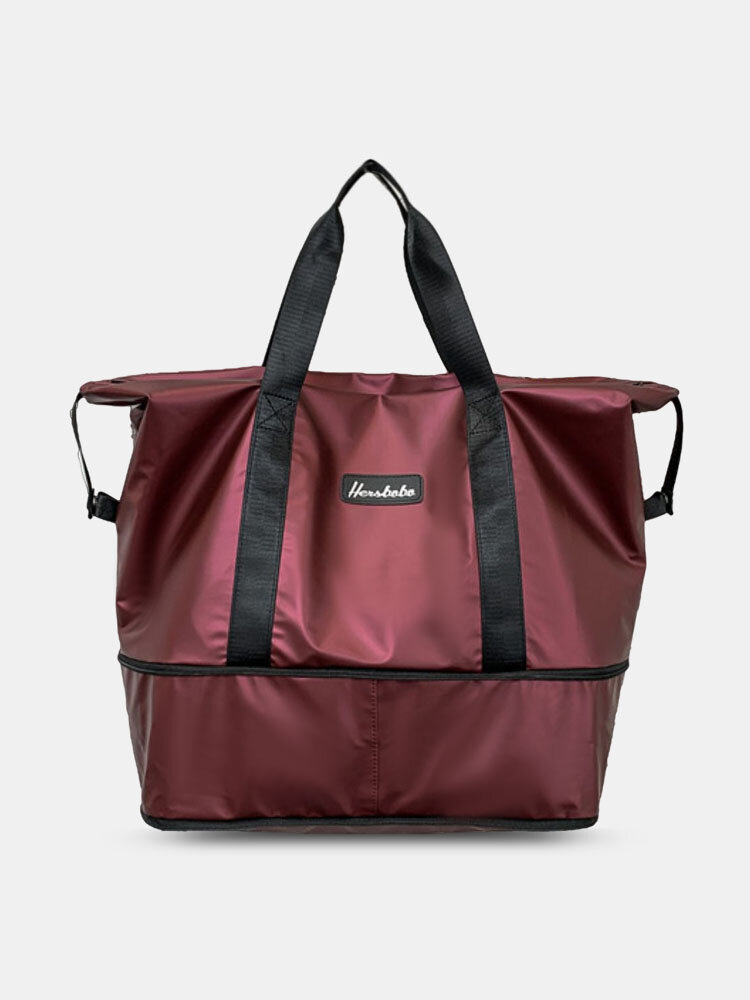 Unisex Dacron Lässige Reisetasche mit großer Kapazität Wasserdichte multifunktionale Sporttasche