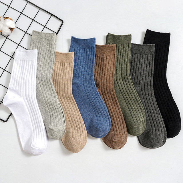 Ankle Socks Men's Socks Wild Solid Color Draw Men's Tube Socks Cotton Business Sports Socks