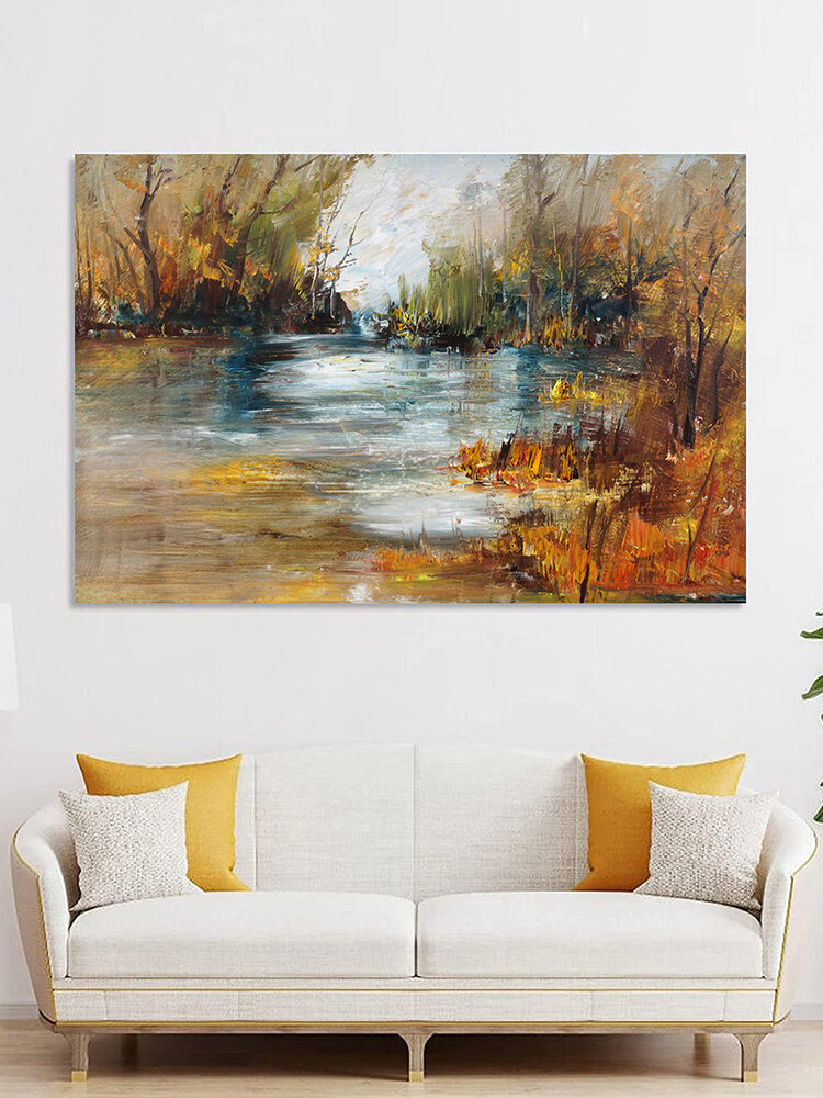 

1 Pc Unframed Canvas Natural Landscape Oil Painting Home Bedroom Decor Wall Art Pictures