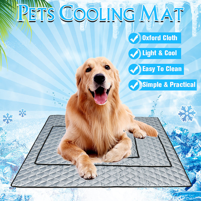 Pet Cooling Mat Non-toxic Cool Pad Cooling Pet Bed For Summer Dog Cat Puppy