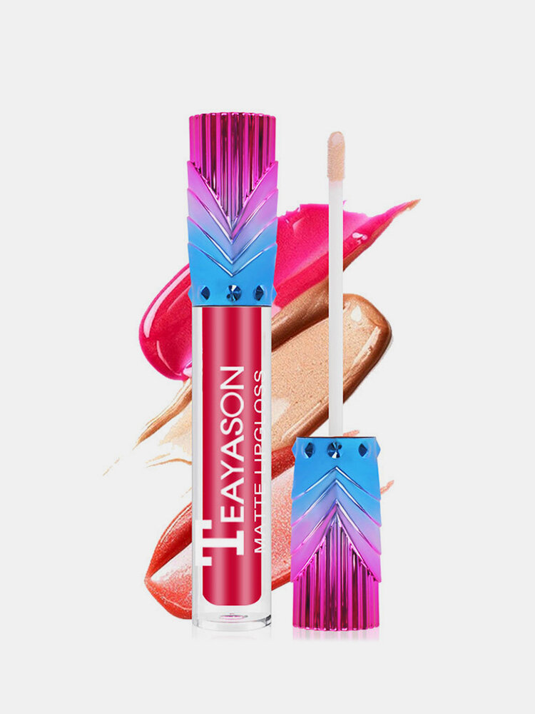 Matte Lip Gloss Long-Lasting Liquid Lip Stick 12 Colors Velvet Matte Lip Gloss Non Sticky Lip Makeup