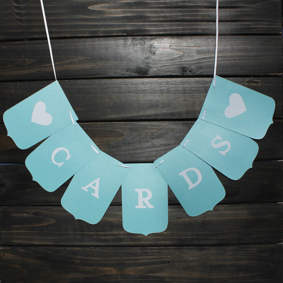 CARDS Wedding Banner Photography Flags Garland Party Decoration Photo Props Supplies