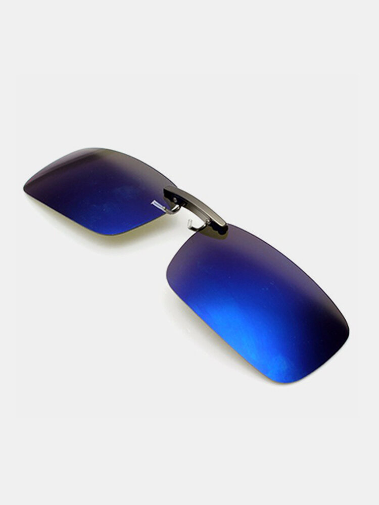 Men Polarized Clip On Sunglasses Lens Fishing Night Driving UV400 Eyewear Lens