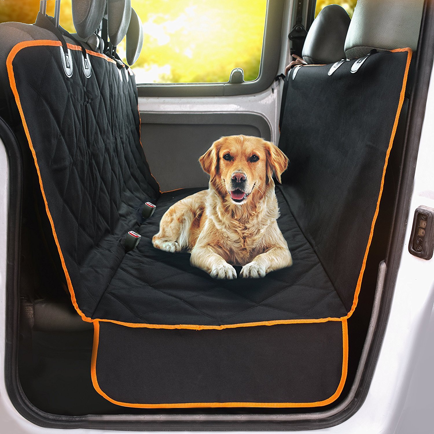 Waterproof Scratchproof Pet Dog Suv Backseat Cover Dog Travel Back Seat Hammock