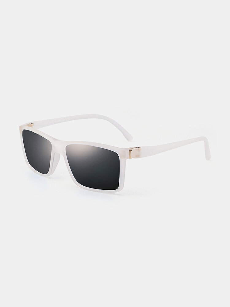 Mens Polarized UV-400 Lightweight Durable Outdoor Fashion Square Sunglasses 