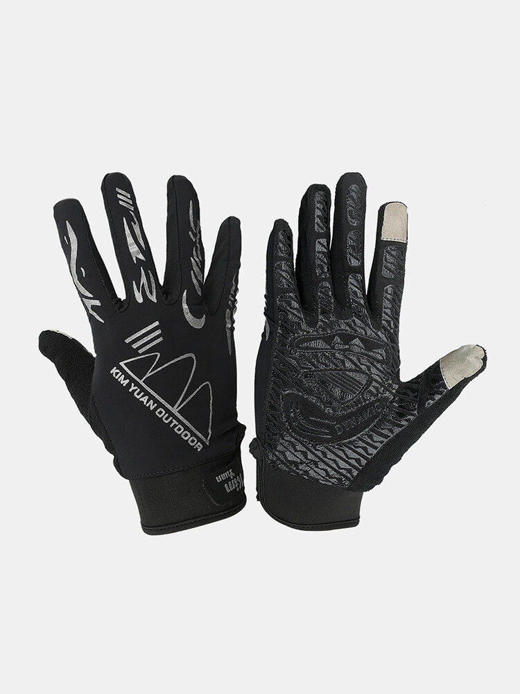 Men Winter Warm Touch Screen Sports Gloves Outdoor Skiing Driving Cycling Full-finger Gloves