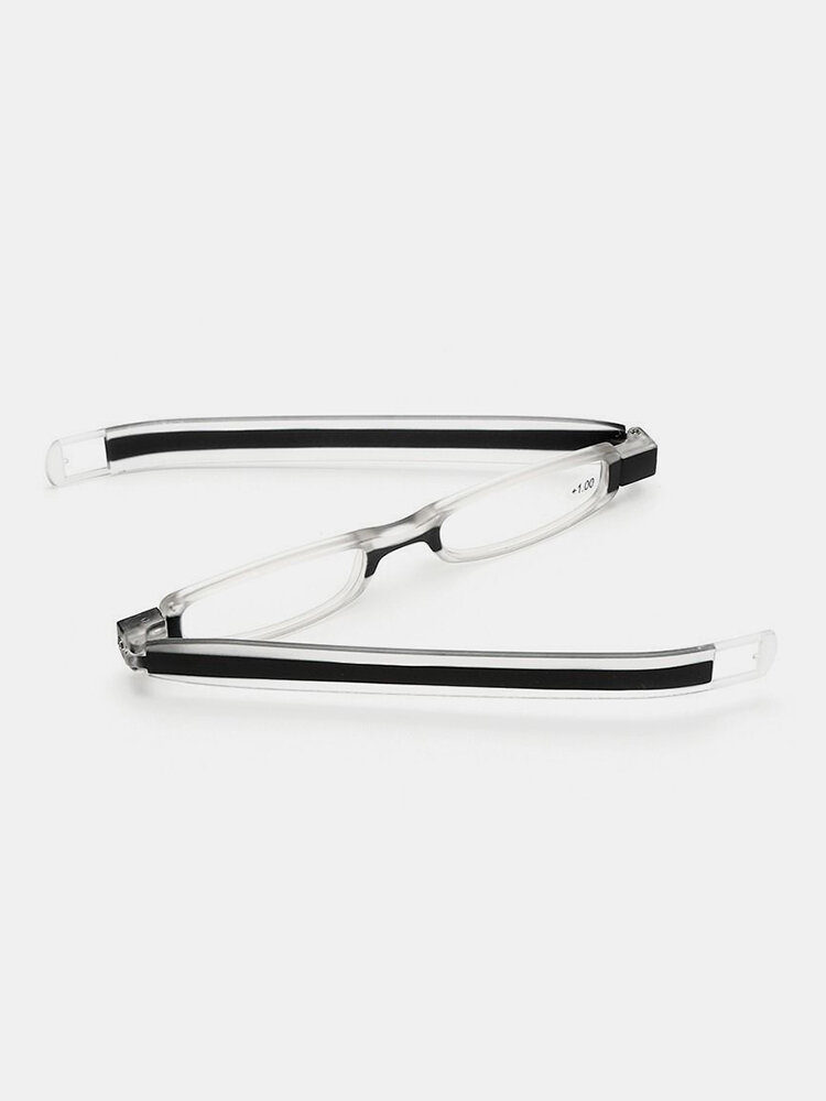 New Folding 360 Rotating Reading Glasses Unisex Pen Type Optical Glasses Eye Health Care