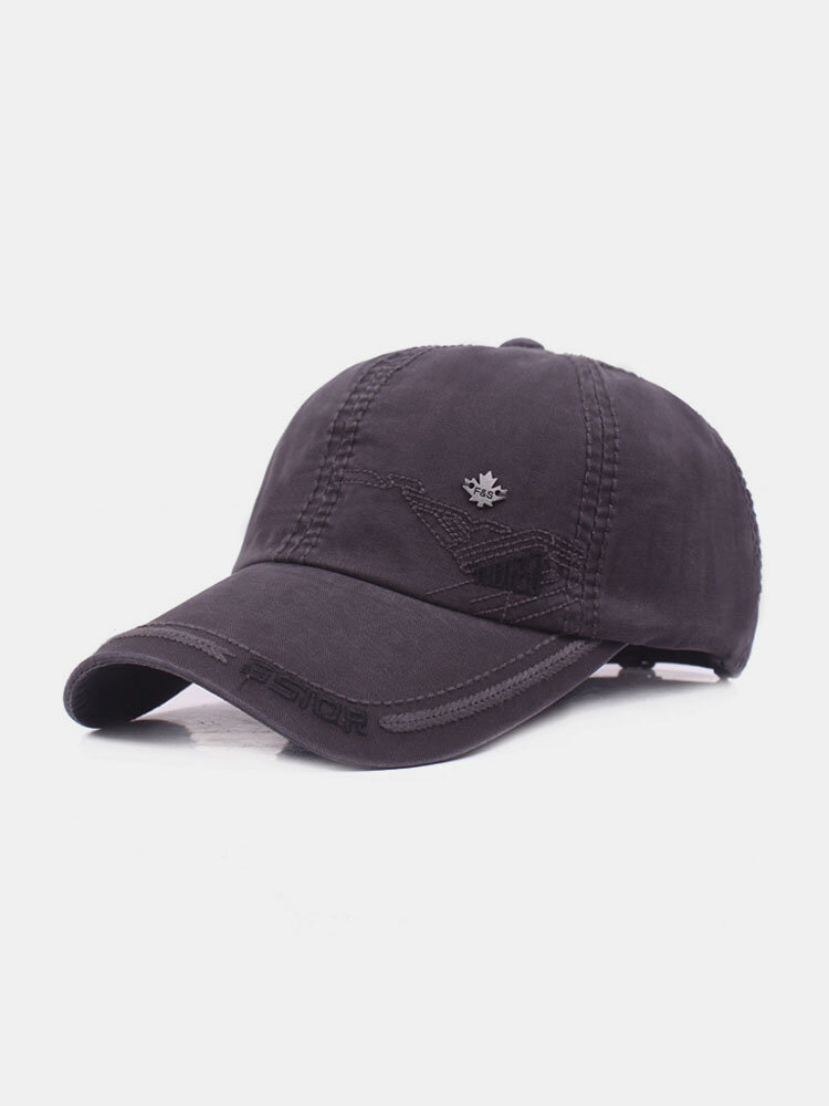 

Mens Cotton Embroidery Letter Baseball Sun Hats Casual Sports Climbing Visor Snapback Caps, Khaki;navy