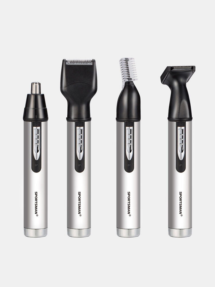 Multifunction Portable Nose Hair Trimmer Set Rechargeable Mini Nose Hair Removal Shaver Clipper