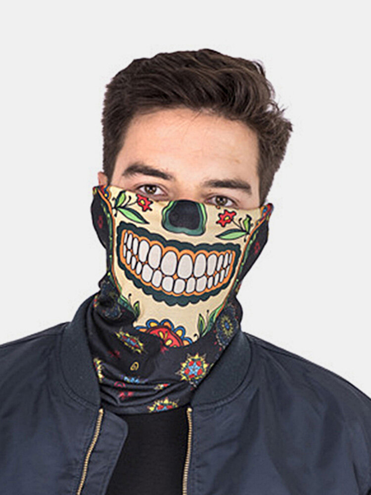 Unisex Outdoor Cycling Skiing Windproof Anti-UV Bandana Face Mask Neck Scarves Wraps Headwear