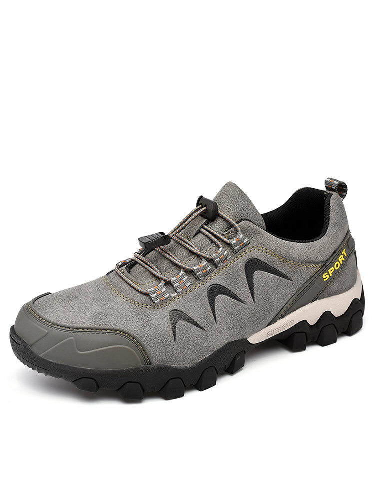 Men Outdoor Waterproof Non Slip Wearable Soft Sole Casual Hiking Sneakers