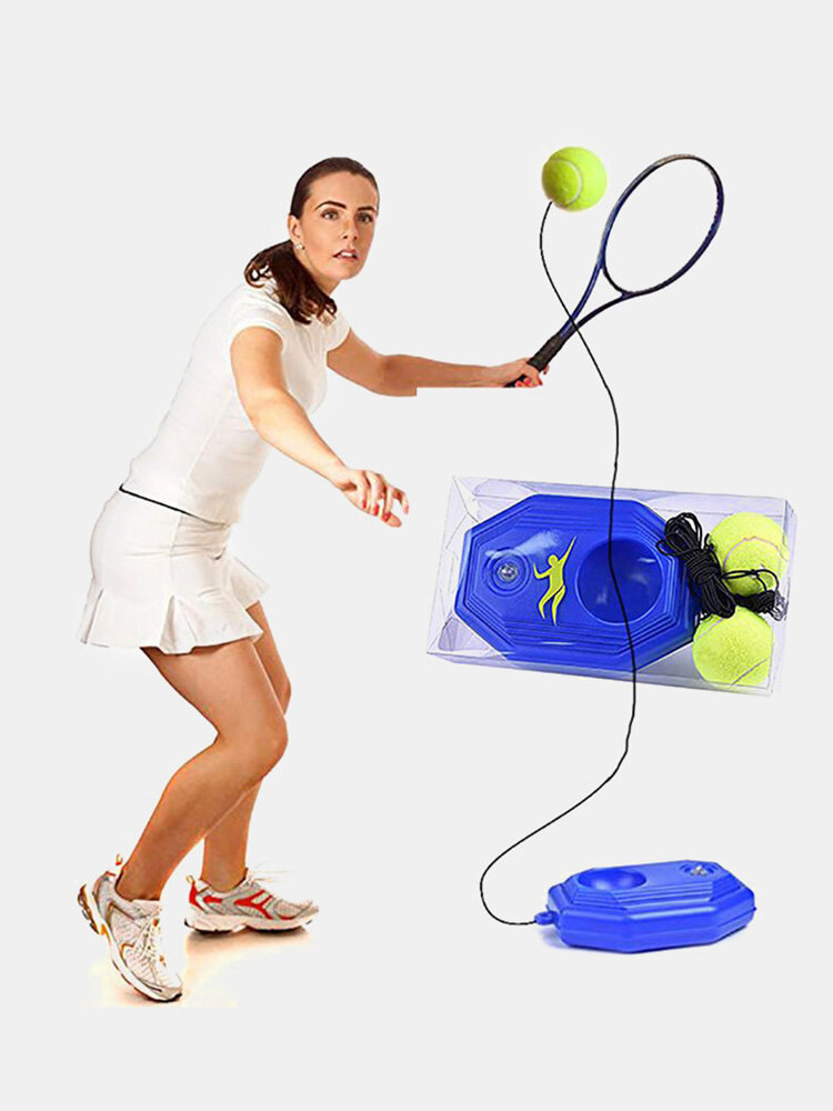 Tennis Trainer Self-study Tennis Training Tool Rebound Ball Baseboard Sparring Device