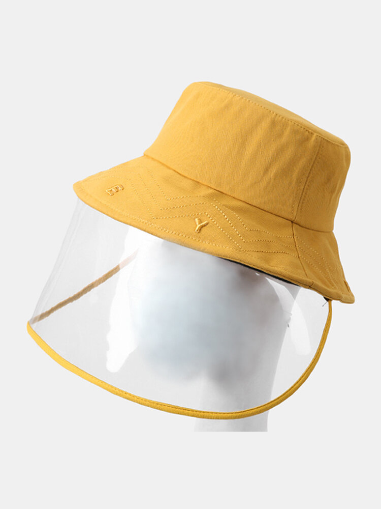 COLLROWN Adjustable Sun Hat With Large Eaves Anti-fog Removable Sun Visor