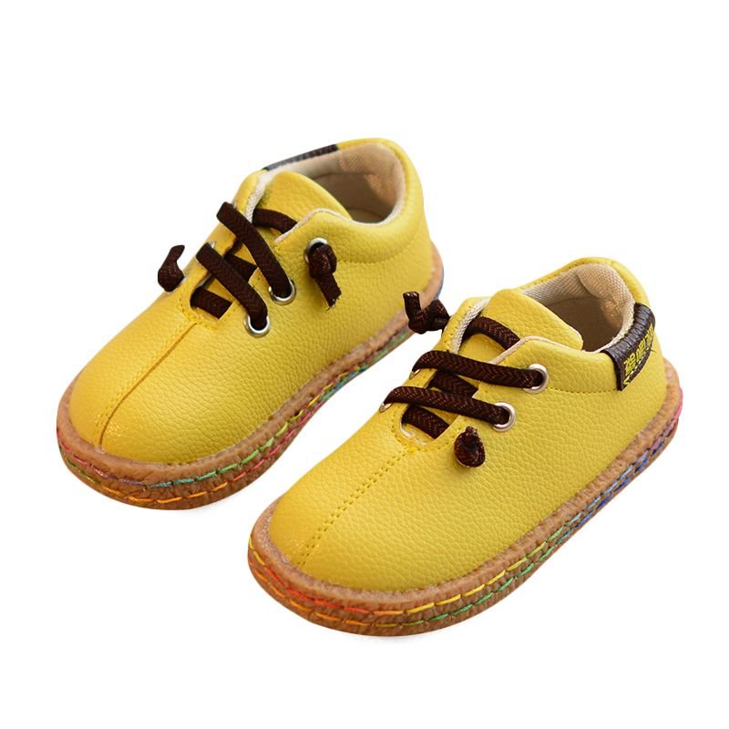 Unisex Kids Colorful Stitching Soft Sole Comfy Flat Shoes