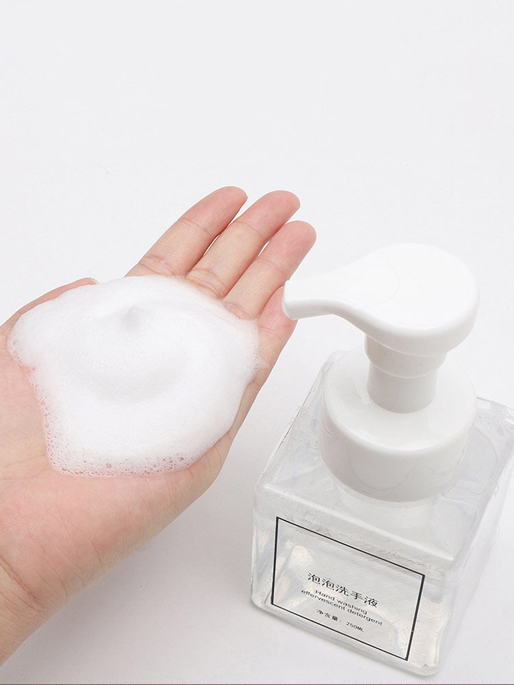 Effervescent Liquid Hand Sanitizer 10Pcs Effervescent Soap Tablets + Foam Press Bottle Set 