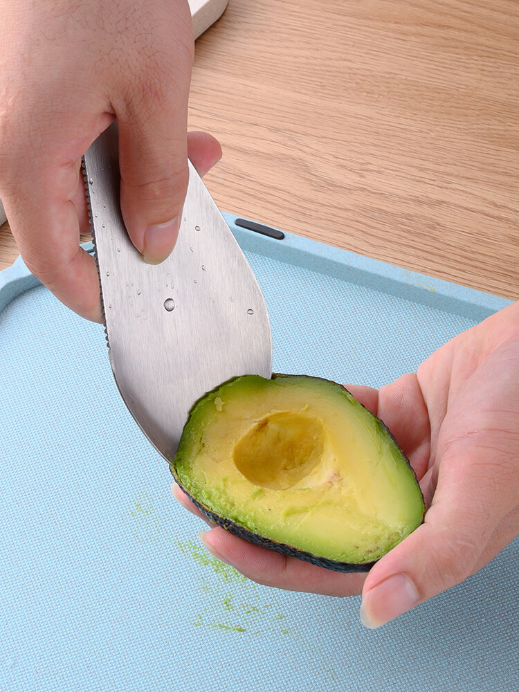 Avocado Corer Separator Stainless Steel Mango Pulp Slicer Peeler Core Remover Fruit Vegetable Tools Kitchen Gadgets