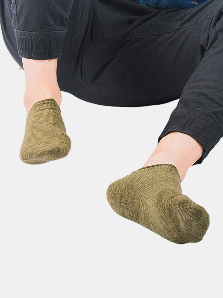 Retro Men's No-show Socks