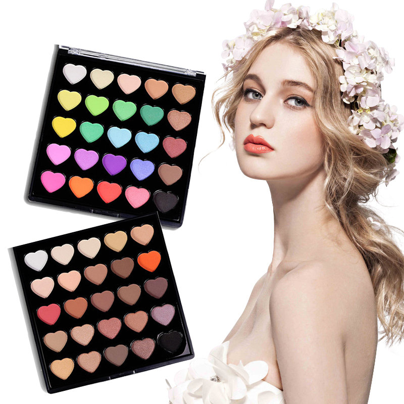 

25 Colors Makeup eyeshadow Palette Matte Shimmer Eye shadow Earth Color Eye Makeup Nude Color