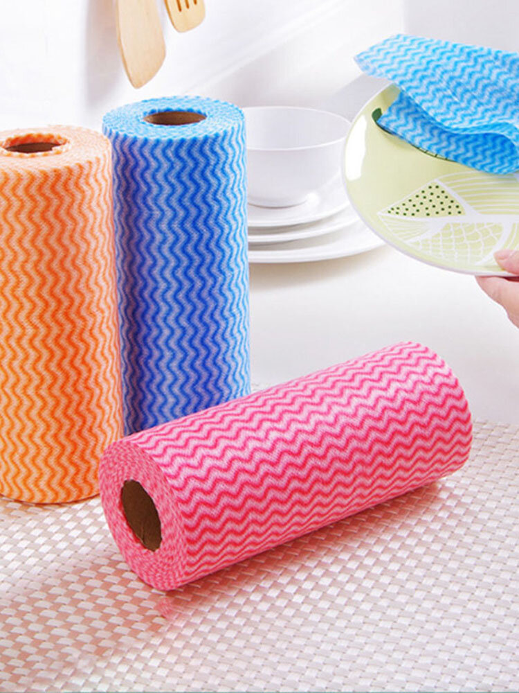 50 Pcs / Roll Disposable Cloth Kitchen Housework Cleaning Cloth