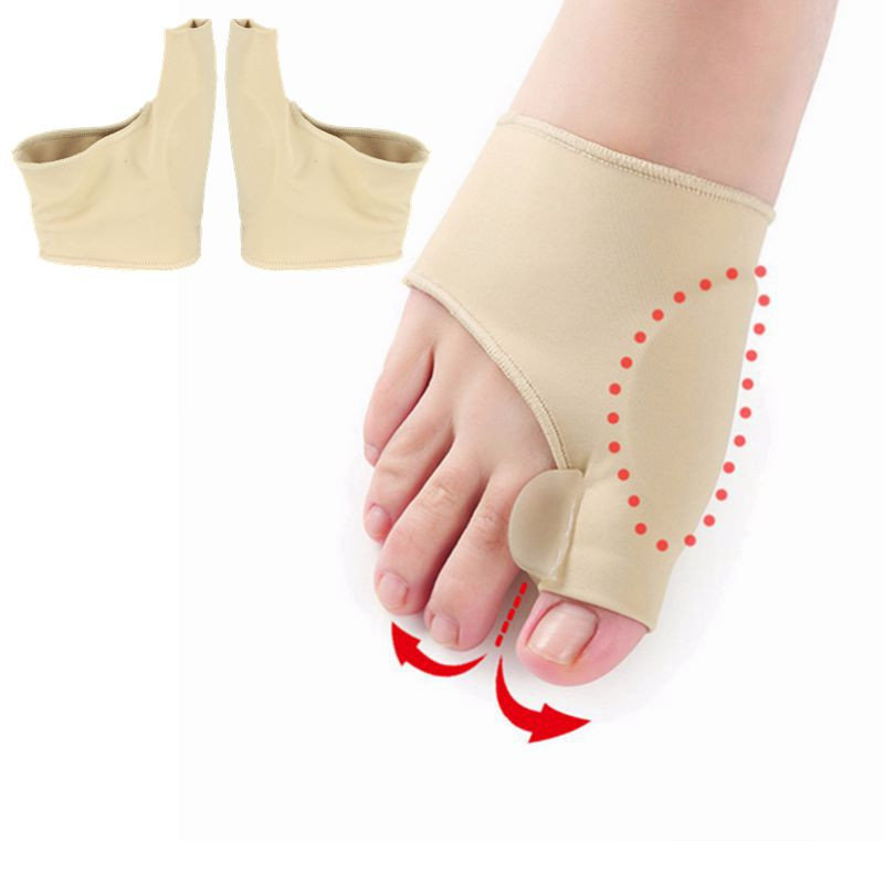 1 Pair Soft Anti Friction Toes Brace Big Toe Straightener Corrector Personal Health Foot Care