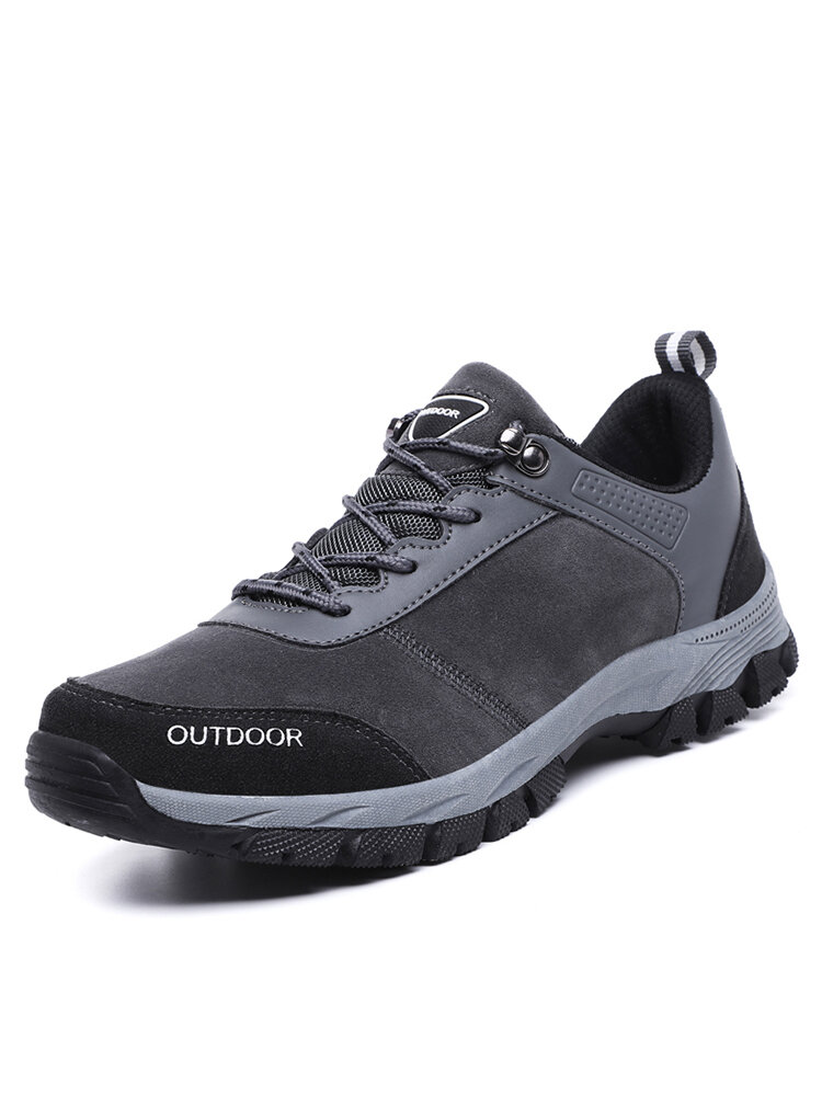 Men Comfy Hiking Shoes Slip Restance Climbing Sneakers