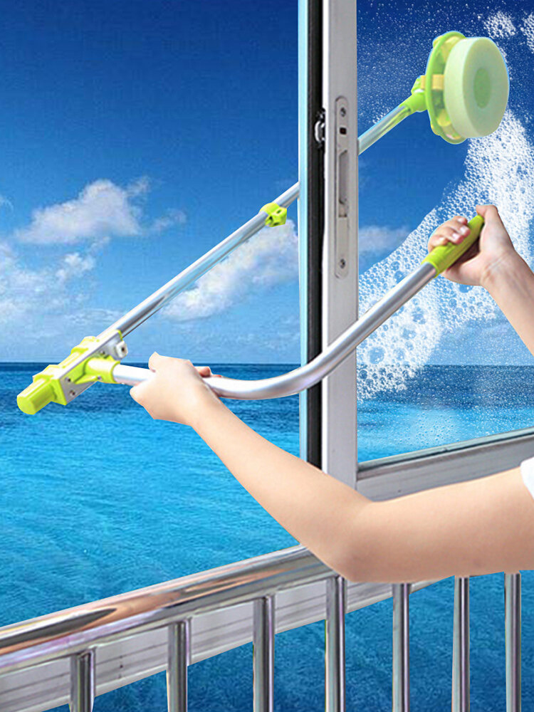 

Telescopic High-rise Window Glass Cleaning Cleaner Brush Windows Dust Brush Safe