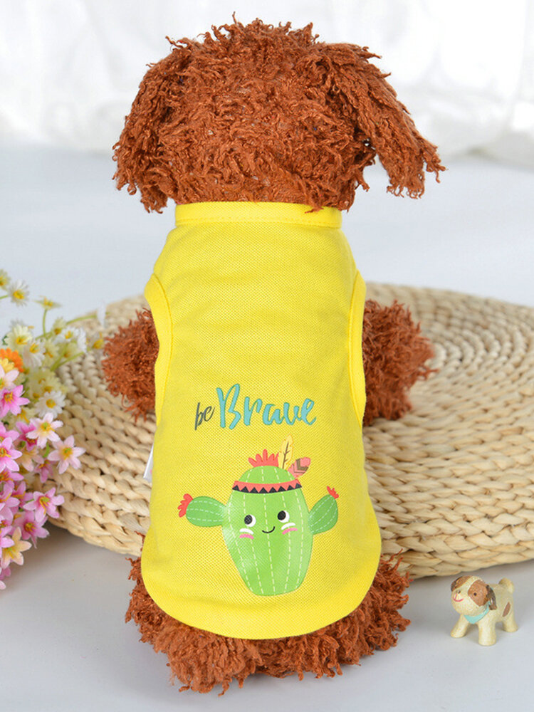 6 Colors Dog Pet Ultrathin Summer Waistcoat Dog Clothing for Teddy Small Dogs