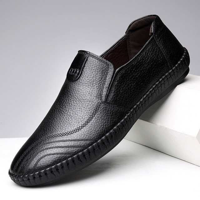 Men Large Size Casual Business Leather Shoes
