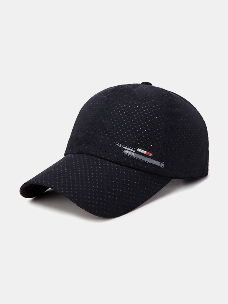 Men's Summer Breathable Adjustable Mesh Hat Quick Dry Cap Outdoor Sports Climbing Baseball Cap